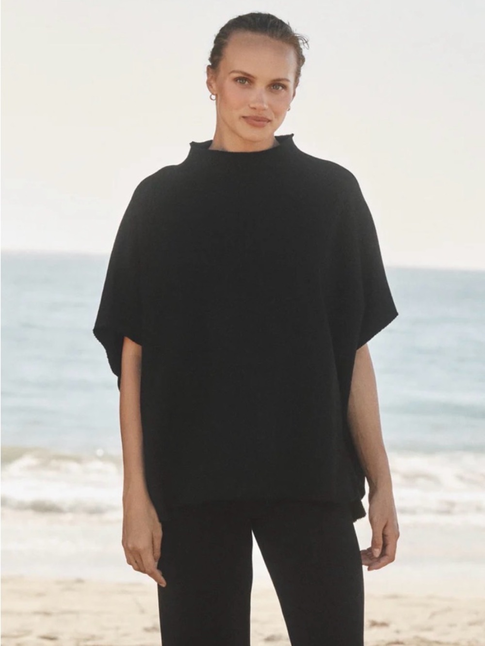 Frank & Eileen Audrey Capelet in Black Size XL EUC